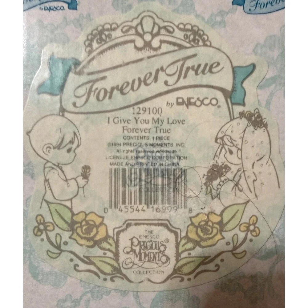 Precious Moments I Give you My Love Forever True 129100 Wedding Bride Groom